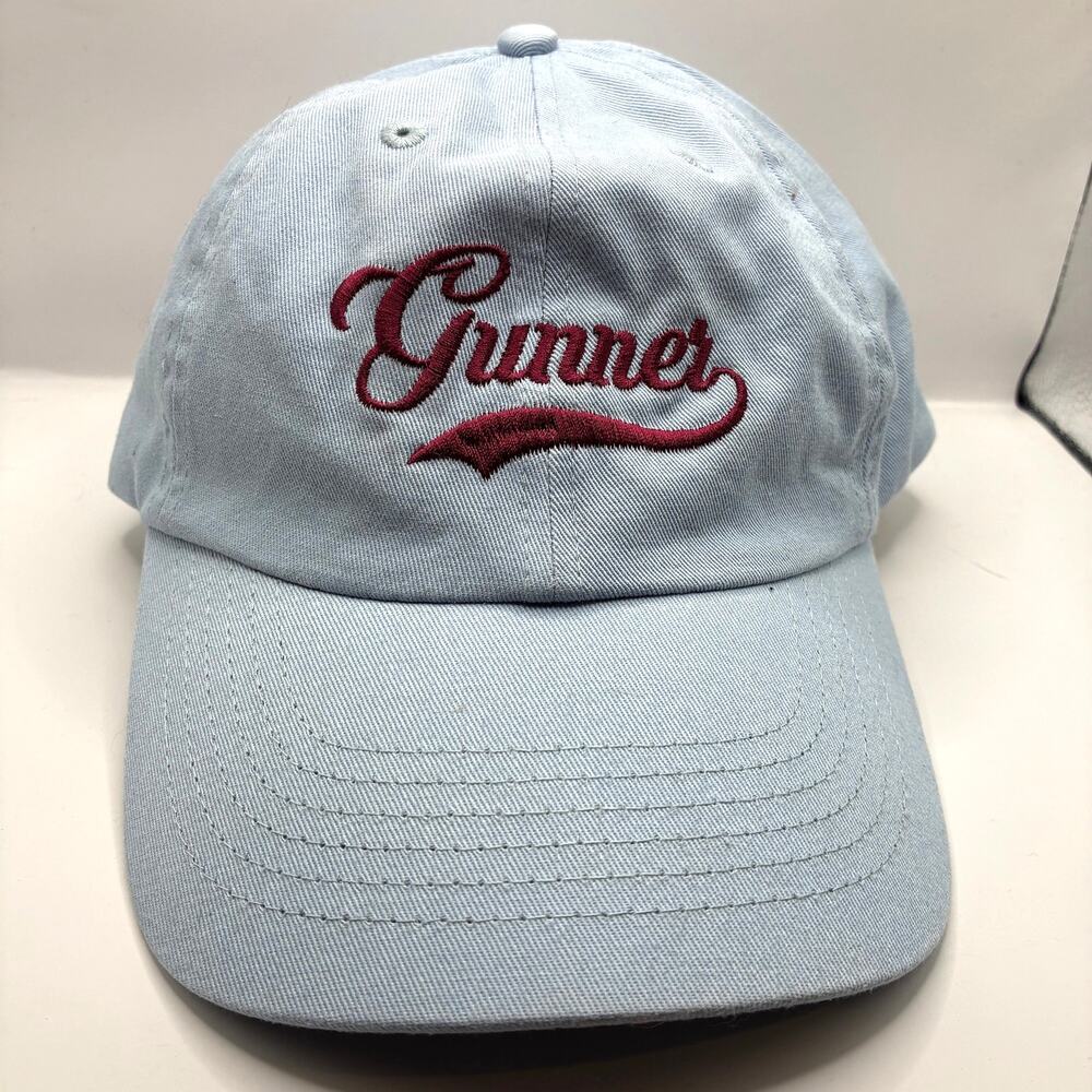 Gunner Kennels Blue Spellout Logo Baseball Hat OS Adjustable Dog Hunting Game